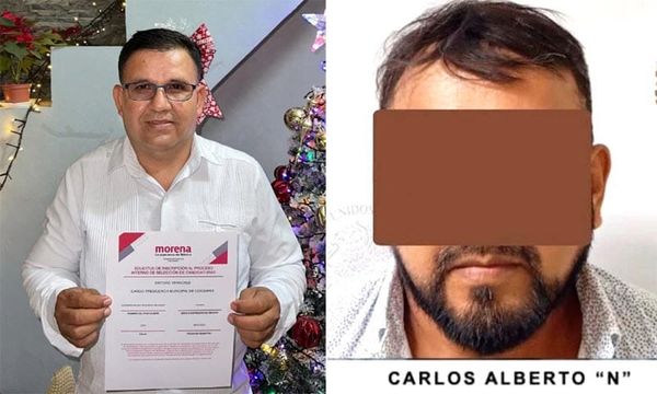 ¡CAPTURAN AL ASESINO DEL CANDIDATO DE MORENA! - CARLOS ALBERTO “N” HABRIA DISPARADO CONTRA GERMÁN ANUAR VALENCIA