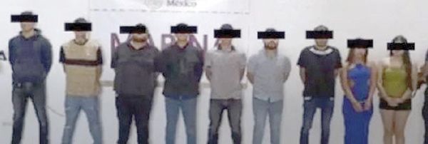 ¡CAEN A 9 DE “LOS SALAZAR”, LIGADOS A “LOS CHAPITOS”!