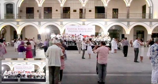 CIENTOS DE PERSONAS DISFRUTAN DEL “FÓRUM 2025 DANZONES EN EL PUERTO”