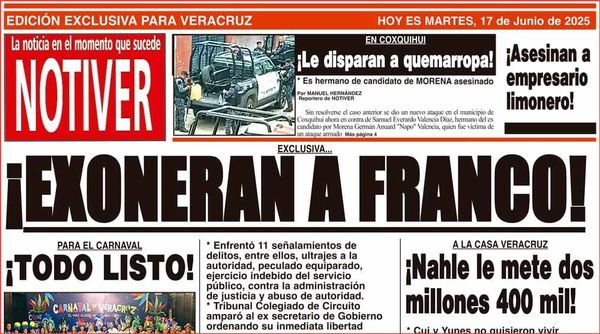 LA PORTADA - MARTES 17 DE JUNIO 2025