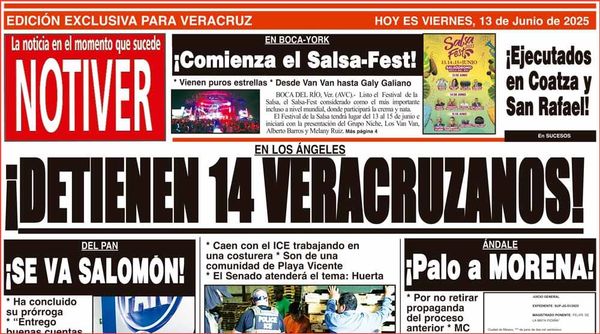 LA PORTADA - VIERNES 13 DE JUNIO 2025