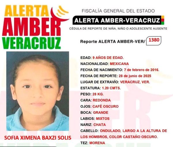 ¡DESAPARECIÓ SOFÍA DE 9 AÑOS!