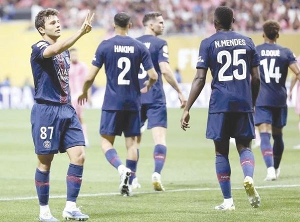 ¡LE PASAN POR ENCIMA! - *El Paris Saint-Germain golea 4-0 al Inter de Miami de Messi