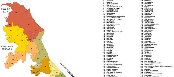 ¡“FOCOS ROJOS”! - 58 MUNICIPIOS...
