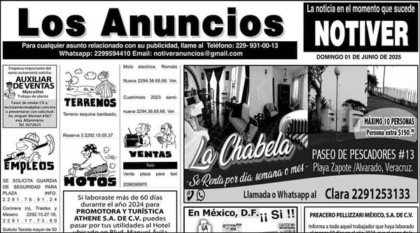 ...LOS ANUNCIOS, AVISOS Y DEMÁS! - DOMINGO, 1 DE JUNIO 2025