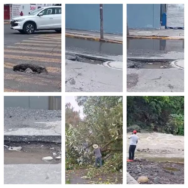 ¡POCAS AFECTACIONES POR LAS LLUVIAS!