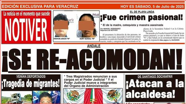 LA PORTADA - SÁBADO 5 DE JULIO 2025