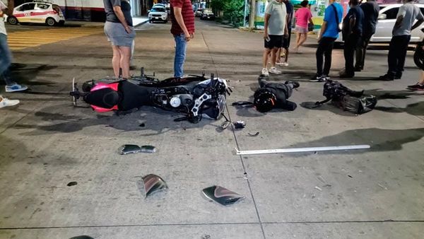 ¡JOVEN MOTOCICLISTA HERIDO EN TRANCAZO!