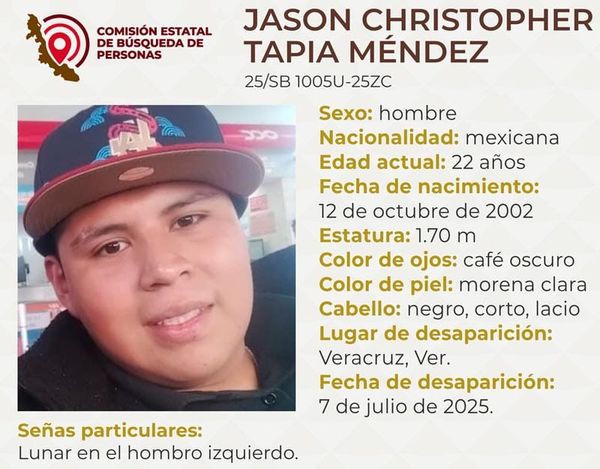 ¡REPORTAN LA DESAPARICIÓN DE JASON CHRISTOPHER!