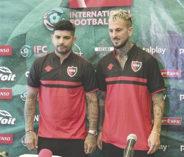 ¡LLEGAN COLOMBIANOS Y ARGENTINOS! - *Éver Banega y Darío Benedetto se reunieron con la prensa del Newells Old Boys