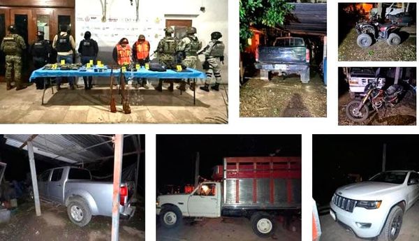 ¡DESMANTELAN BUNKER DE MALOSOS EN AMATLÁN! - ASESGURARON DROGAS, ARMAS LARGAS, VEHICULOS Y UN DRON