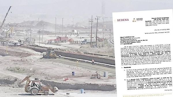 ¡COMPRÓ DEFENSA DIÉSEL ROBADO PARA CONSTRUIR AIFA!