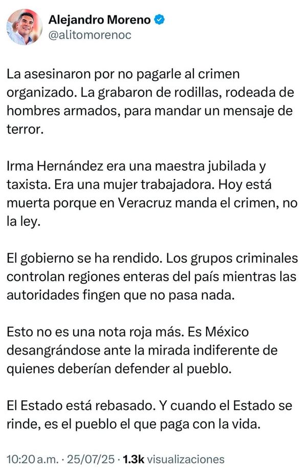 ¡“MENSAJE DE TERROR”! - *Muerte de la maestra