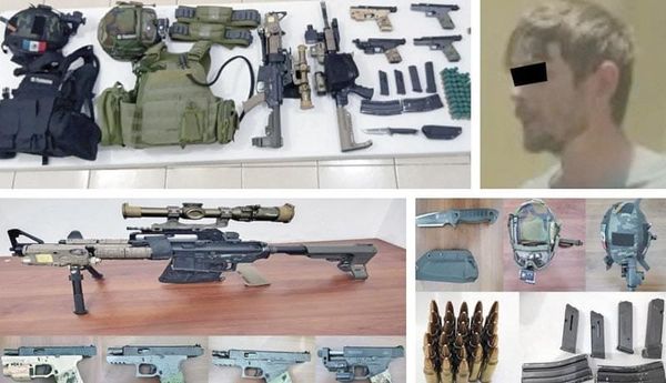 ¡DETIENEN A UN NORTEAMERICANO CON ARMAS LARGAS Y CREDENCIAL DE LA CIA! - EN EDOMEX