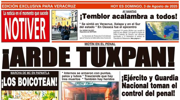 LA PORTADA - DOMINGO 3 DE AGOSTO 2025