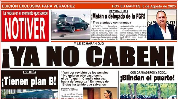 LA PORTADA - MARTES 5 DE AGOSTO 2025