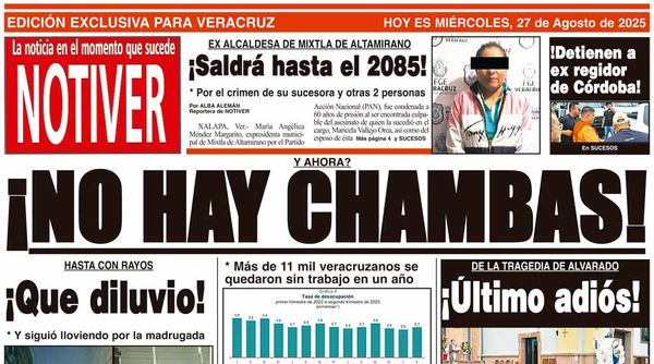 LA PORTADA - MIÉRCOLES 27 DE AGOSTO 2025