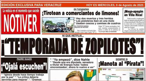 LA PORTADA - MIÉRCOLES 6 DE AGOSTO 2025