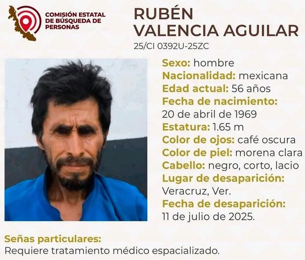 ¡SIGUE SIN APARECER RUBÉN VALENCIA!