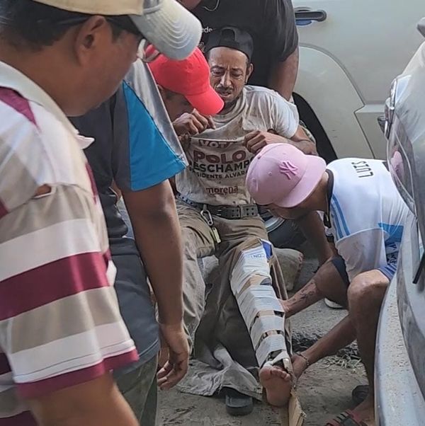 ¡NO HAY SERVICIOS DE EMERGENCIAS EN ANTON LIZARDO! - MOTOCICLISTA HERIDO POR UN CHOQUE ESTUVO ESPERANDO MAS DE 5 HORAS LA AMBULANCIA QUE NUNCA LLEGO