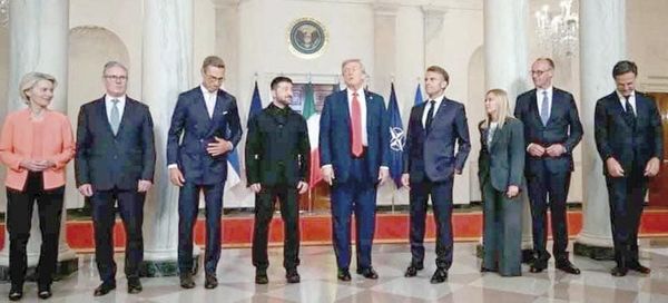 ¡TRUMP SE ENCUENTRA CON ZELENSKY Y LÍDERES EUROPEOS!