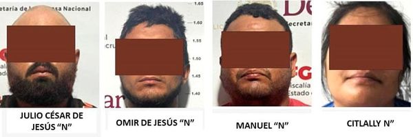 ¡AL BOTE LOS CUATRO PLAGIARIOS DE LA OFICIAL MAYOR DE CHACALTIANGUIS! - JUEZ DE CONTROL LEGALIZÓ LA DETENCIÓN Y DICTÓ MEDIDA CAUTELAR DE PRISIÓN PREVENTIVA