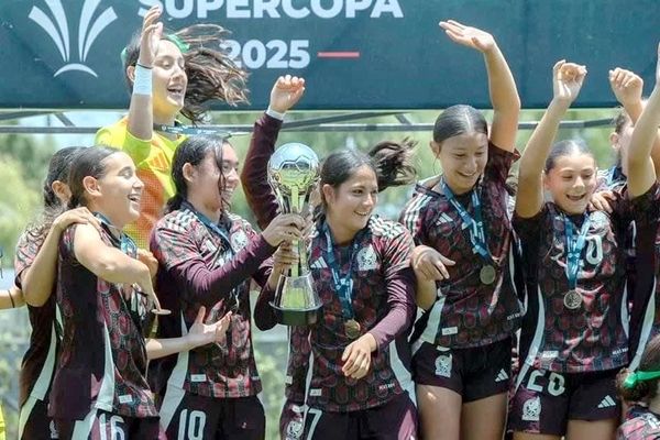 ¡CONQUISTA MÉXICO SUB-15 LA SUPERCOPA FUTBOLO FEMENIL!