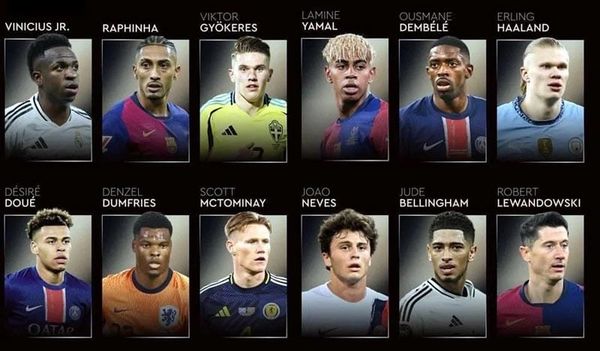 ¡DAN A CONOCER LOS 30 ASPIRANTES AL BALÓN DE ORO!