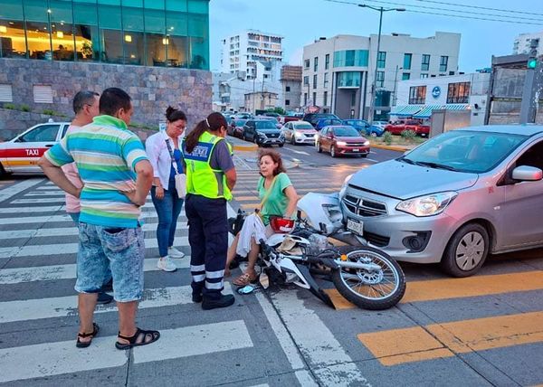 ¡CHOQUE DOMINGUERO FRENTE AL HOTEL RIVOLLI!