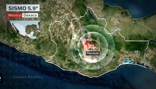 AY NANITAS! Hasta acá se sintió  Sismo en Oaxaca