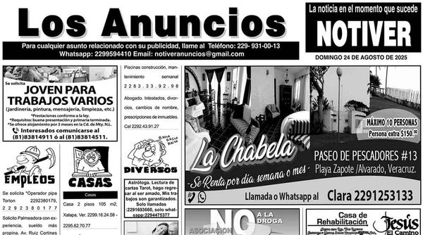 ...LOS ANUNCIOS, AVISOS Y DEMÁS! - DOMINGO, 24 DE AGOSTO 2025