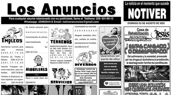 ...LOS ANUNCIOS, AVISOS Y DEMÁS! - DOMINGO, 3 DE AGOSTO 2025