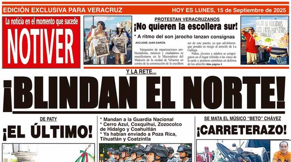 LA PORTADA - LUNES 15 DE SEPTIEMBRE 2025