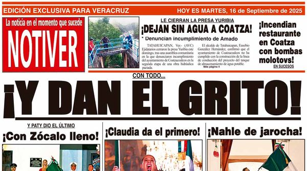 LA PORTADA - MARTES 16 DE SEPTIEMBRE 2025