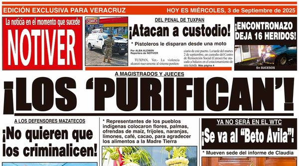LA PORTADA - MIÉRCOLES 3 DE SEPTIEMBRE 2025