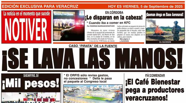 LA PORTADA - VIERNES 5 DE SEPTIEMBRE 2025