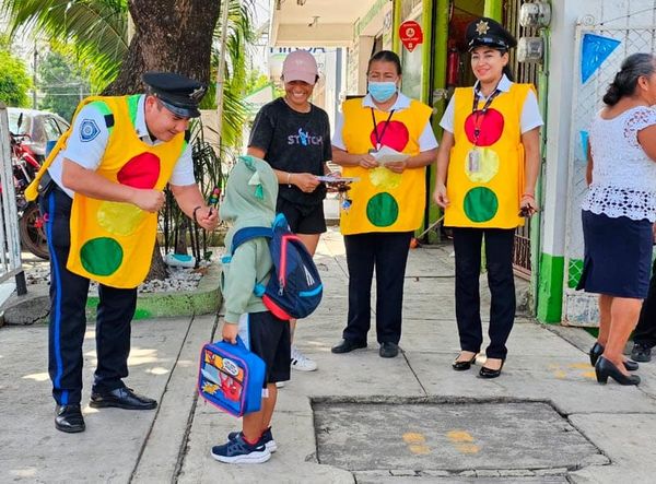 ¡FOMENTAN CULTURA VIAL EN ESCUELAS PRIMARIAS DE CARDEL!