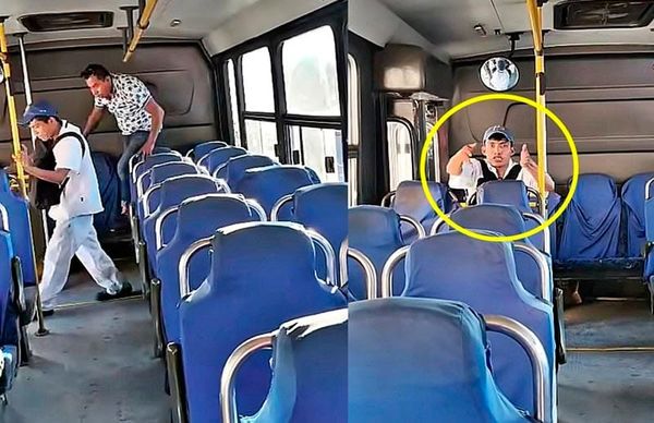 ¡“COCHINÓN” ACOSA A JOVENCITA Y CHOFER LO BAJÓ DEL AUTOBÚS!