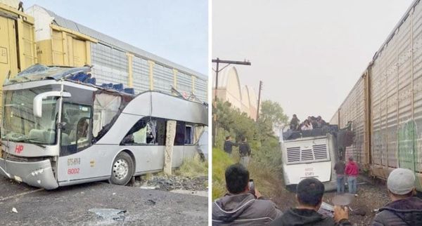 ¡AUTOBÚS LE QUISO GANAR AL FERROCARRIL: 10 MUERTOS! -QUÉ TRAGEDIA