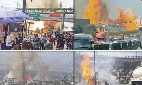 ¡EXPLOTA PIPA DE GAS EN IZTAPALAPA! - HAY 4 MUERTOS Y 90 HERIDOS
