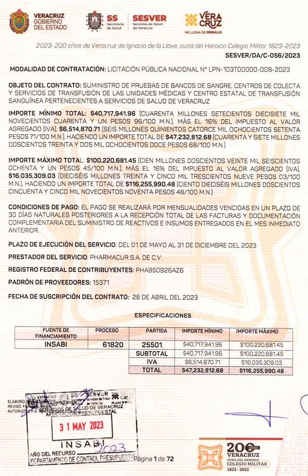 ¡HASTA LO ADELANTARON! - CONTRATO DE SESVER