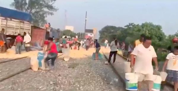 ¡RAPIÑEROS ROBARON 46 TONELADAS DE MAÍZ!