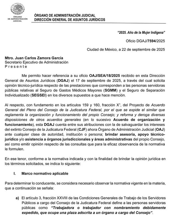 ¡OTRO TIJERETAZO! - EN EL PODER JUDICIAL FEDERAL