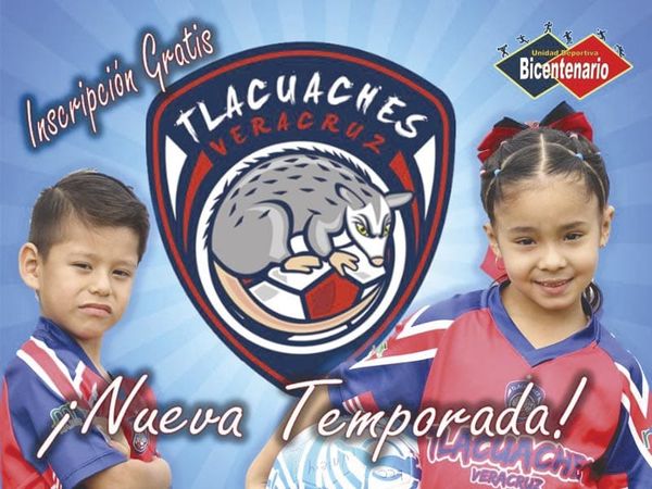 ¡INVITAN A LA ESCUELA DE FÚTBOL TLACUACHES VERACRUZ!