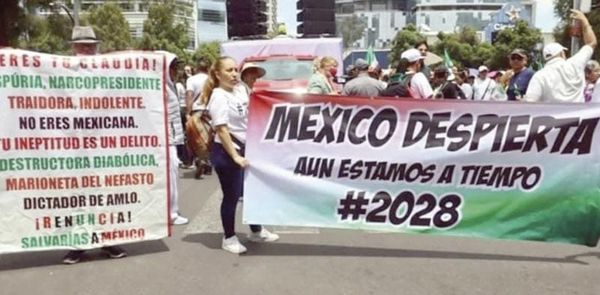 ¡MARCHAN CONTRA POLÍTICAS DE LA 4T!