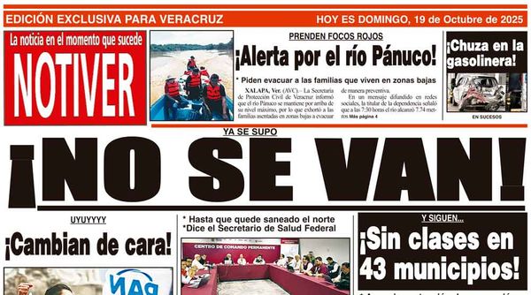 LA PORTADA - DOMINGO 19 DE OCTUBRE 2025