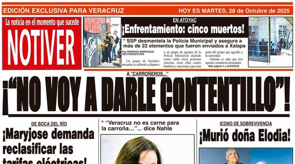 LA PORTADA - MARTES 28 DE OCTUBRE 2025