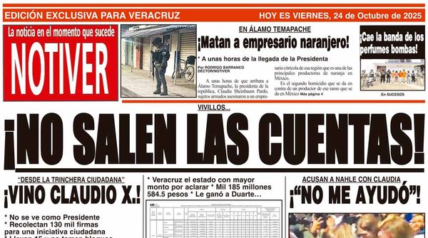 LA PORTADA - VIERNES 24 DE OCTUBRE 2025