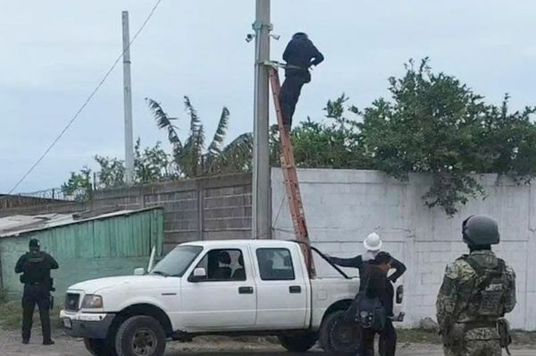 ¡POLICÍAS DE LA SSP ASEGURAN 15 CÁMARAS VIDEO VIGILANCIA!