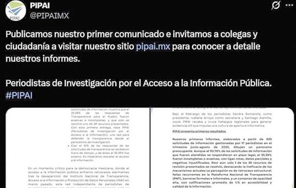 ¡CREAN PERIODISTAS RED NACIONAL PARA DEFENDER EL ACCESO A LA INFORMACIÓN PÚBLICA!